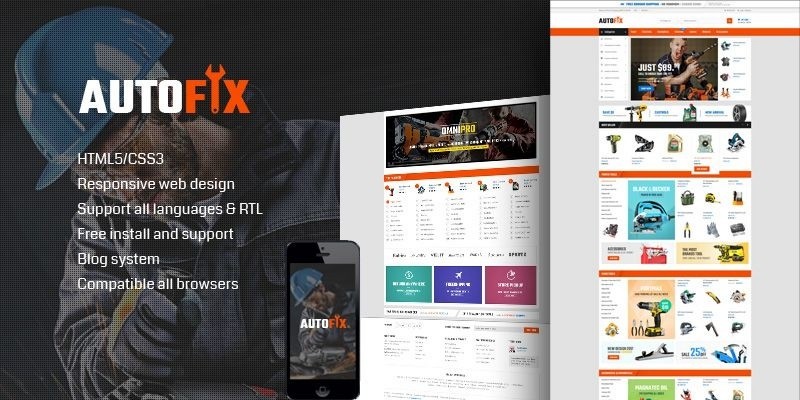 Autofix - Prestashop Theme