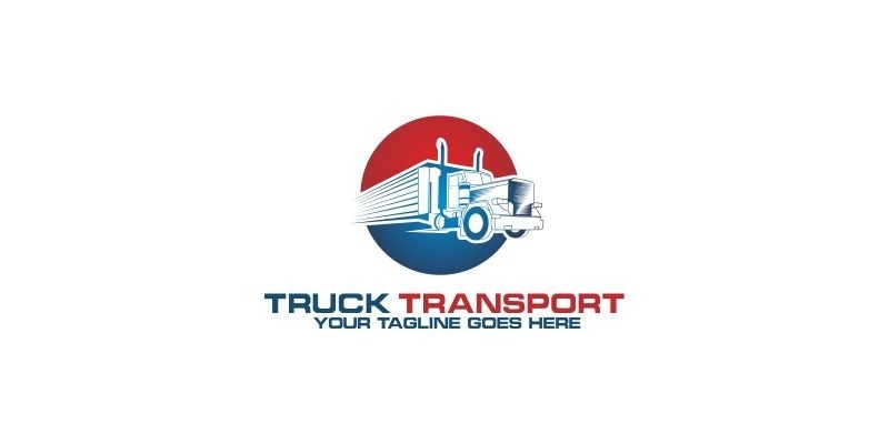 Truck Transport - Logo Template