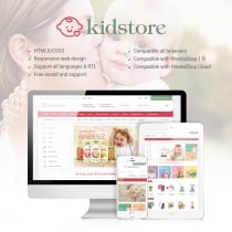Kidstore - Children & Kids PrestaShop Theme Screenshot 1