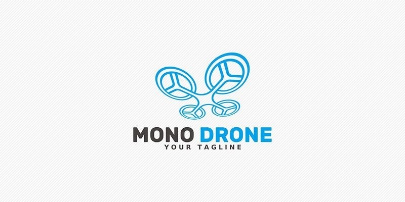 Mono Drone - Logo Template