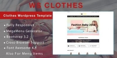 WS Clothes – Fashion WooCommerce Theme
