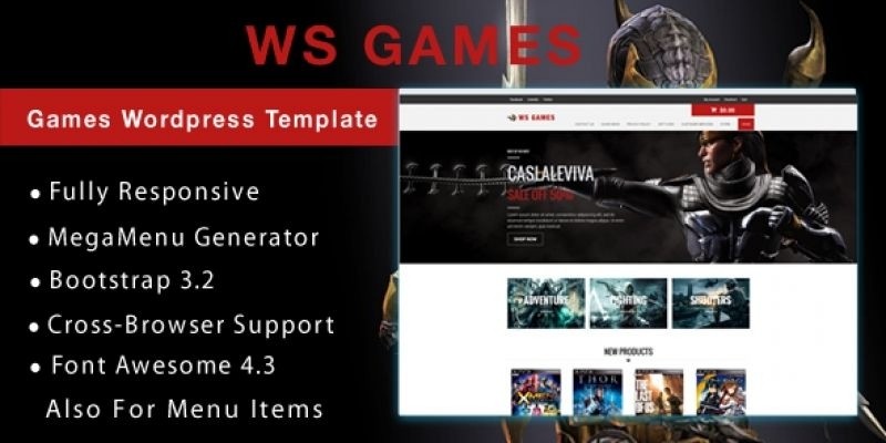 WS Games – Games WooCommerce Theme