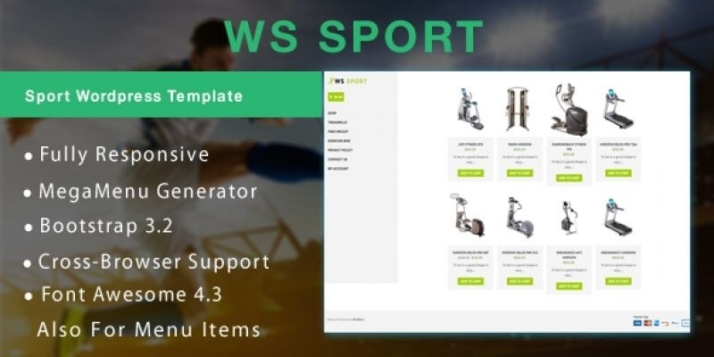 WS Sport – Fitness WooCommerce Theme
