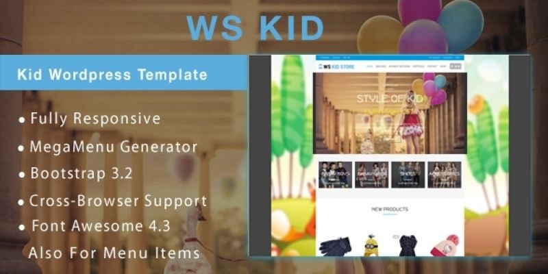 WS Kid –  WooCommerce Wordpress Theme