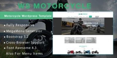 WS Motorcycle – WooCommerce Wordpress Theme