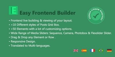 Easy FrontEnd Builder - WordPress Plugin