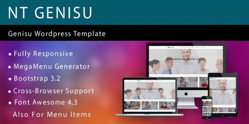 NT Genisu – Wordpress Insurance Company Theme