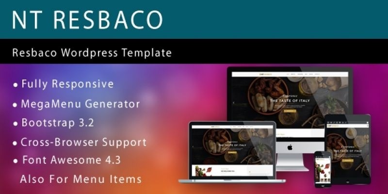 NT Resbaco – Wordpress Restaurant Theme