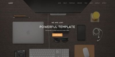 Loxy - Responsive HTML5 Onepage Business Template