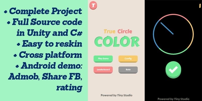 True Circle Color - Unity Source Code