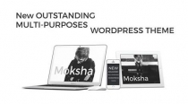 Moksha WordPress Photography Theme Screenshot 1