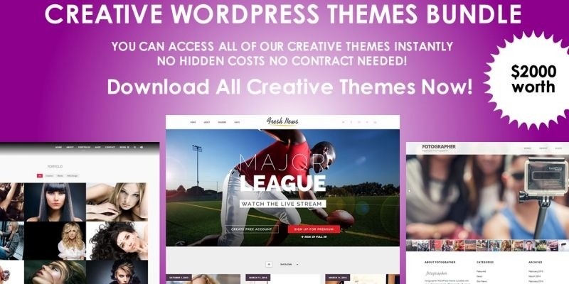 Creative WordPress Themes Bundle