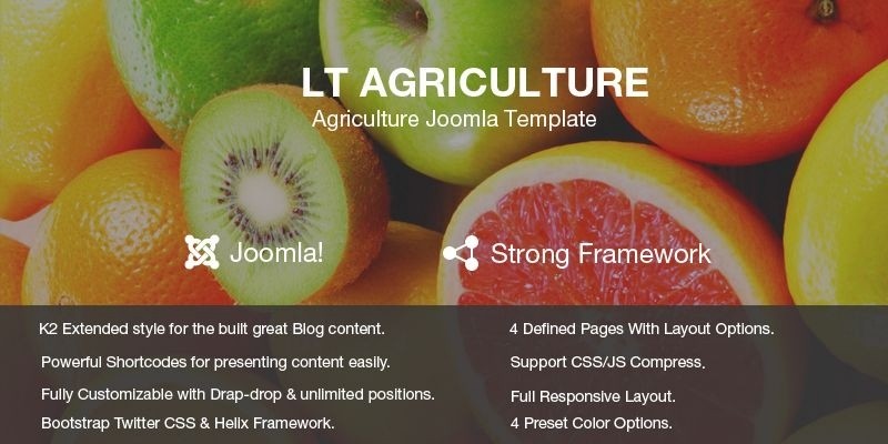 LT Agriculture – Responsive Joomla Template