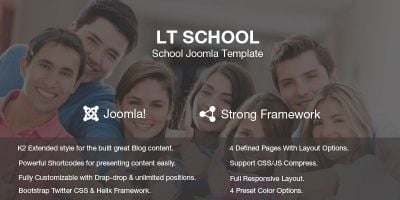 LT School –  Education Joomla Template