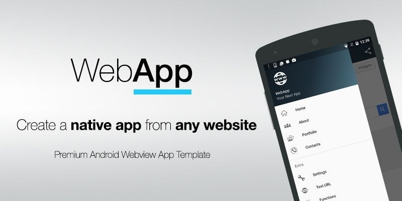 WebApp - Premium Android Webview App Template
