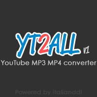 YT2ALL YouTube MP3 MP4 Converter PHP Script