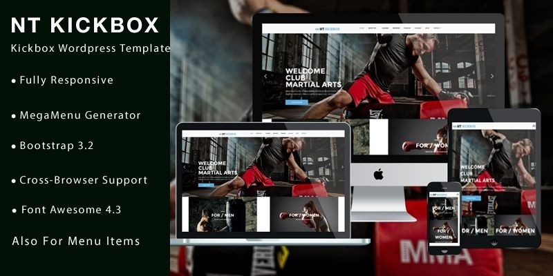 NT Kickbox – Kickboxing WordPress Theme