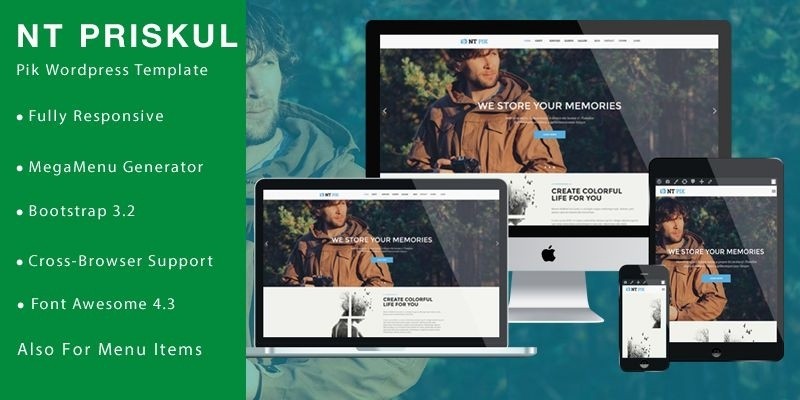 NT PIK –  Photography WordPress Theme