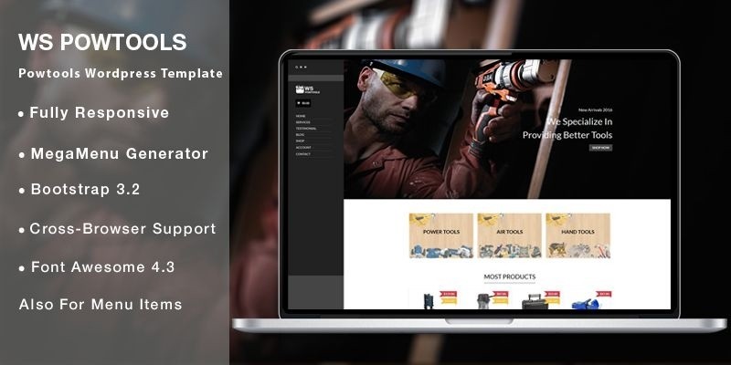 WS Powtools – Tools WooCommerce Theme