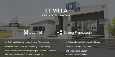 LT Villa – Modern Villa Joomla Template