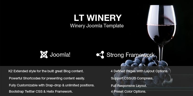 LT Winery – Wine Store Joomla Template