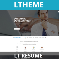 LT Resume – Personal CV Resume Joomla Template