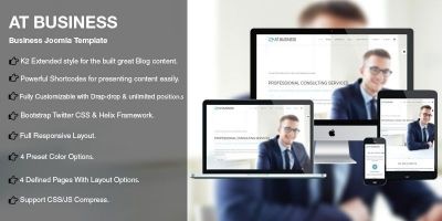 AT Business – Business Joomla Template