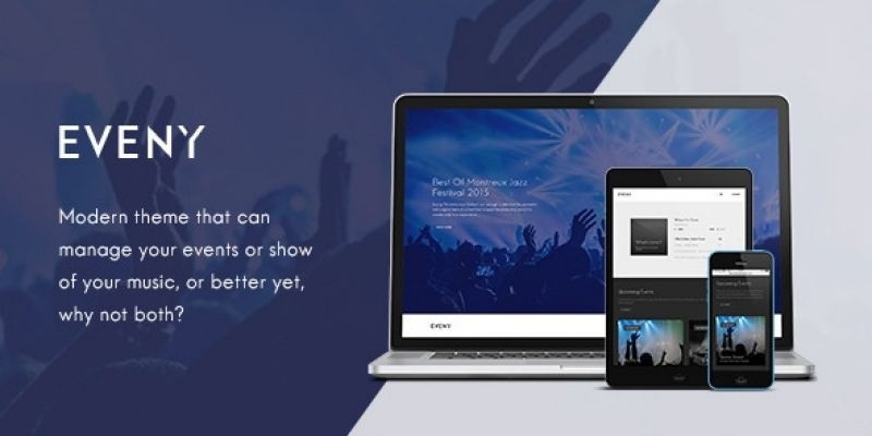 Eveny - Events And Music Gallery WordPress Theme