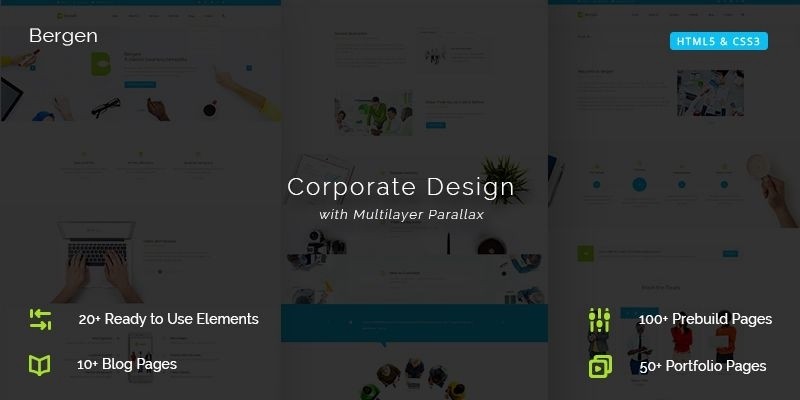 Bergen Multi-purpose Business HTML5 Template