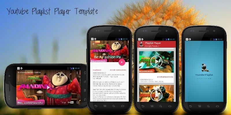Youtube Playlist Player - Android App Template