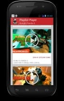 Youtube Playlist Player - Android App Template Screenshot 1