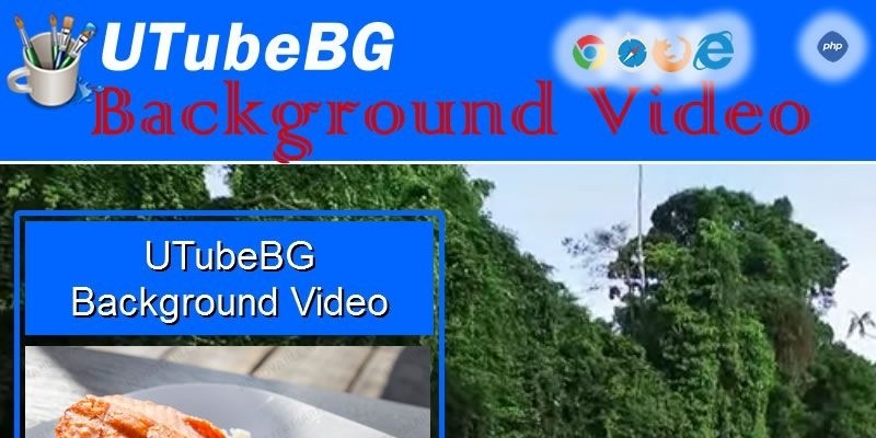 UTubeBG -  Youtube Background Video PHP Script