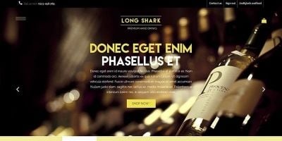 Long Shark - Wine and Whisky Prestashop Theme
