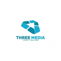Three Media - Logo Template Screenshot 1
