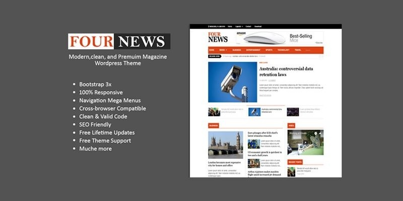 FourNews - WordPress Magazine Theme