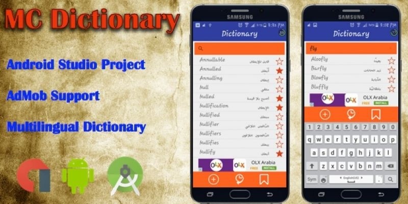 MC Dictionary - Android App Source Code