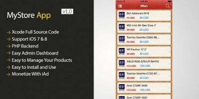 MyStore - iOS Webshop App Source Code