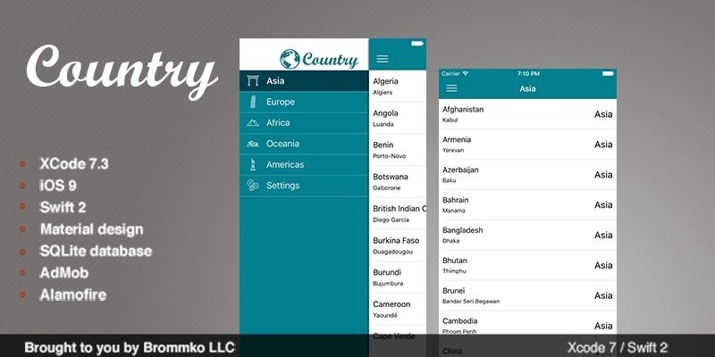 Country - iOS App Template