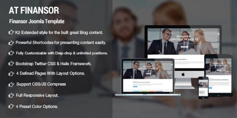 AT Finansor - Financial Joomla Template
