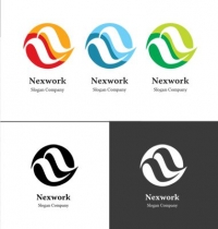 Nexwork Letter N - Logo Template Screenshot 2