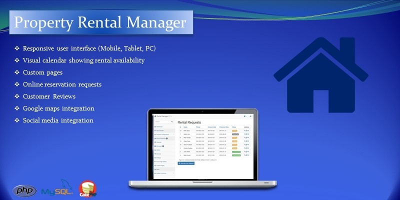 Property Rental Manager PHP Script