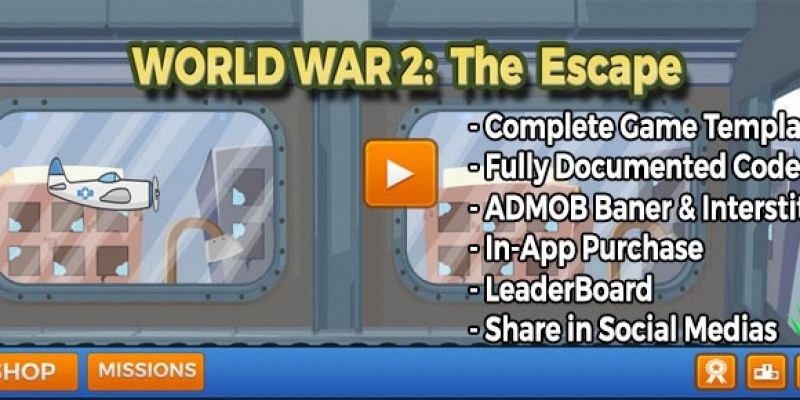 World War 2 The Escape - Unity Source Code