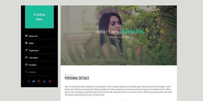 Swiftly - Resume HTML Template