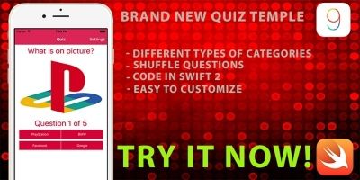Picture Quiz Game - iOS Game Template