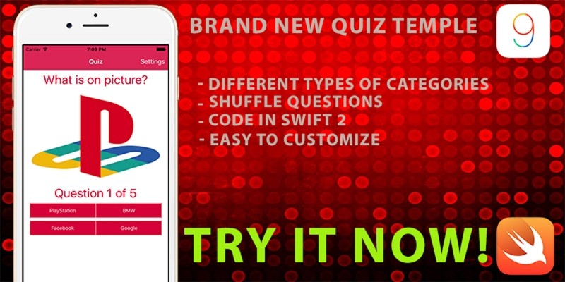 Picture Quiz Game - iOS Game Template