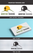 Mountain Trekking - Logo Template Screenshot 2