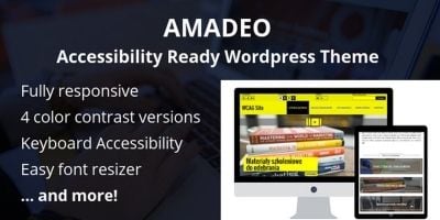 Amadeo Pro - Accessibility Ready WordPress Theme