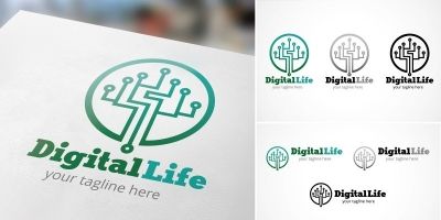 Digital Life - Logo Template