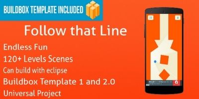 Follow That Line Game - Buildbox Template