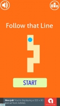 Follow That Line Game - Buildbox Template Screenshot 1